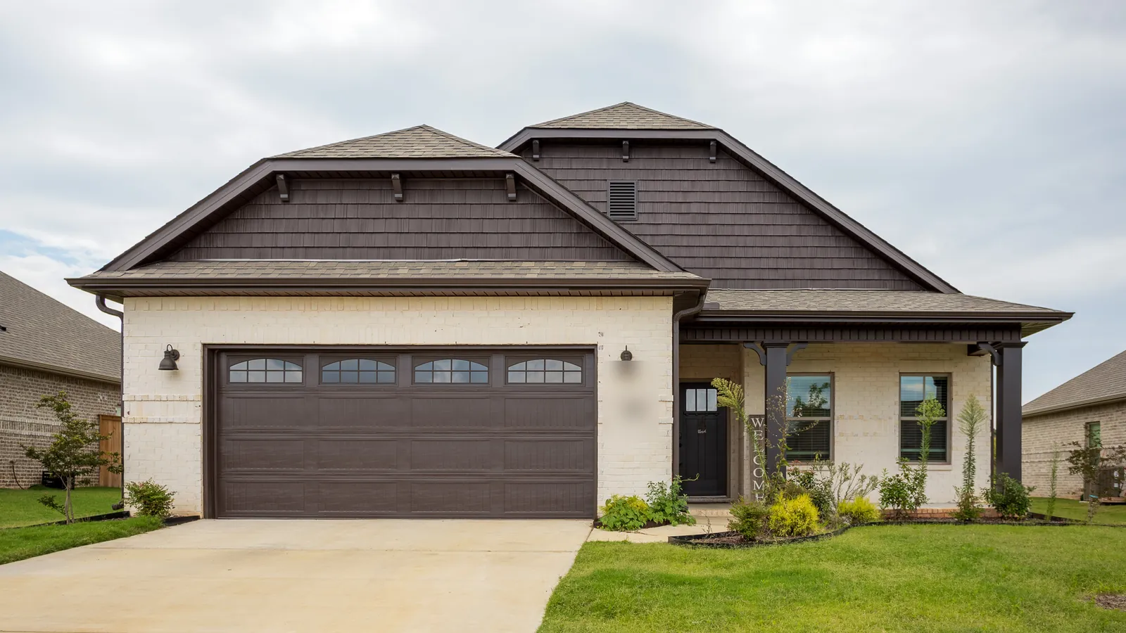 A new-construction home in North Alabama