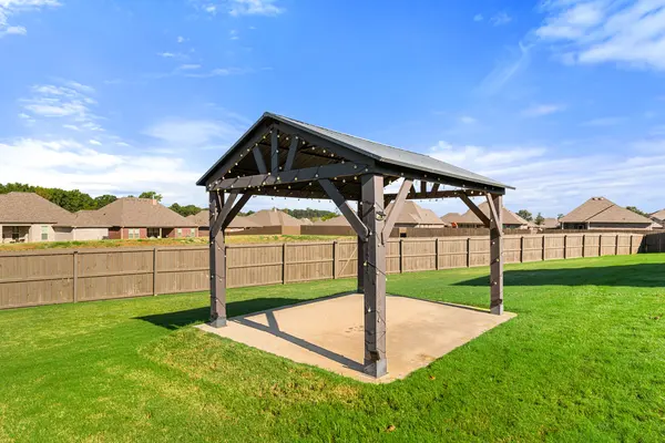 Pavilion in the back yard