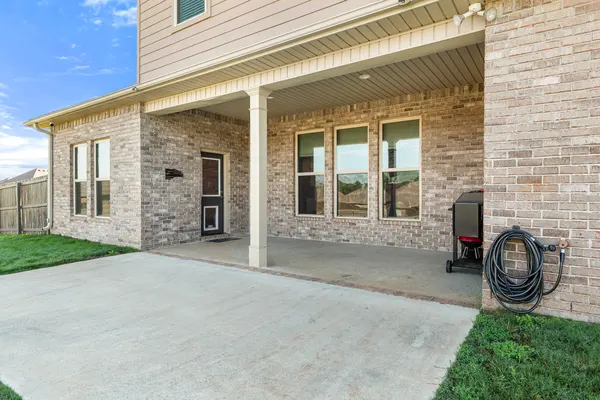 Covered back patio