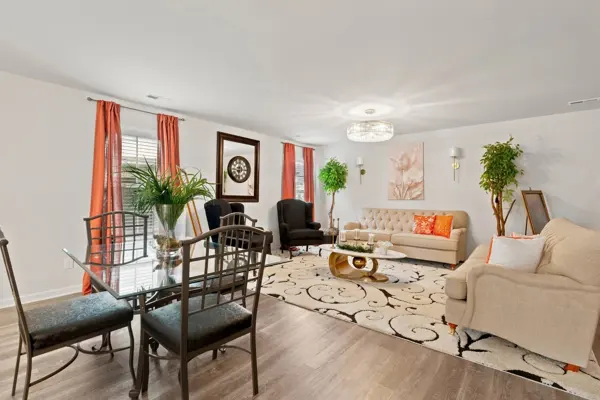 Formal living room at the front of the house