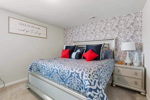 One of three additional bedrooms